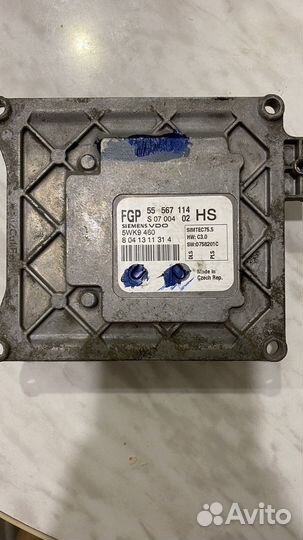 Эбу Opel астра h