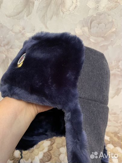 Шапка ушанка военная 57размер