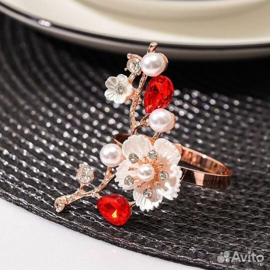 Кольцо для салфетки «Елизавета», 6,54,55 см, цвет