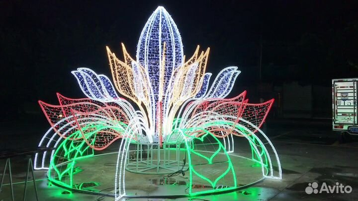 Светящиеся фигуры и светодиодные декорации