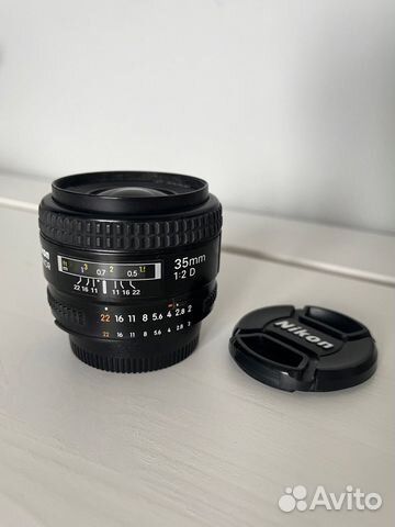 Объектив nikon AF 35mm f/2D nikkor