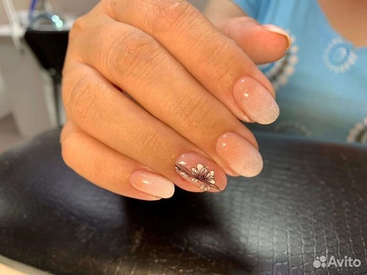 Маникюр с покрытием гель лак