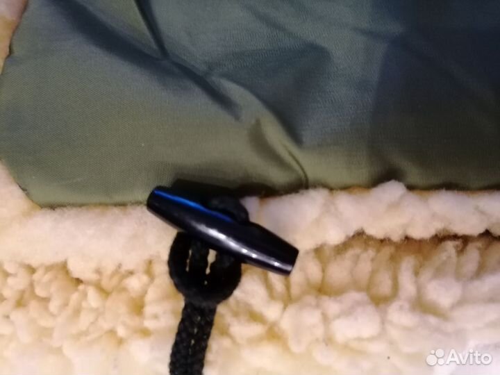 Меховой конверт в коляску, санки овчина