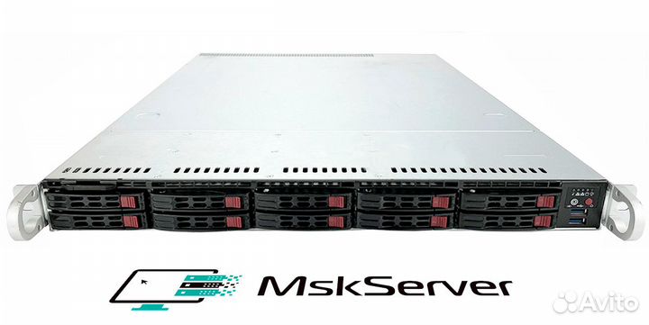 Сервер Supermicro 1019P-WTR Gold 6148 512Gb