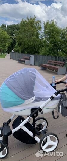 Коляска be2me cascade 2в1 +автолюлька для малыша