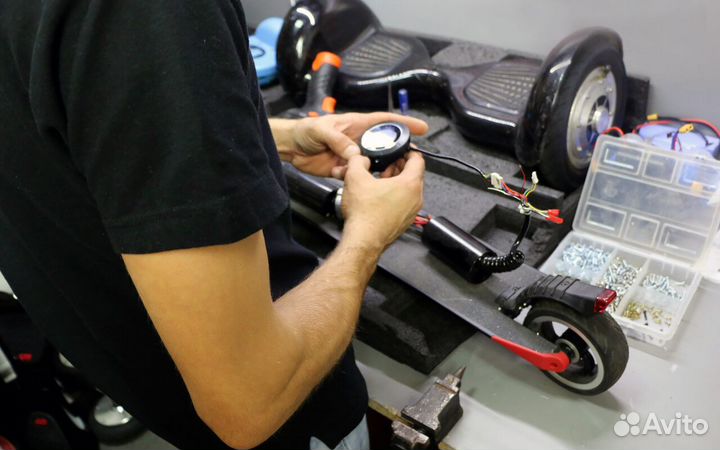Ремонт электросамокатов и гироскутеров