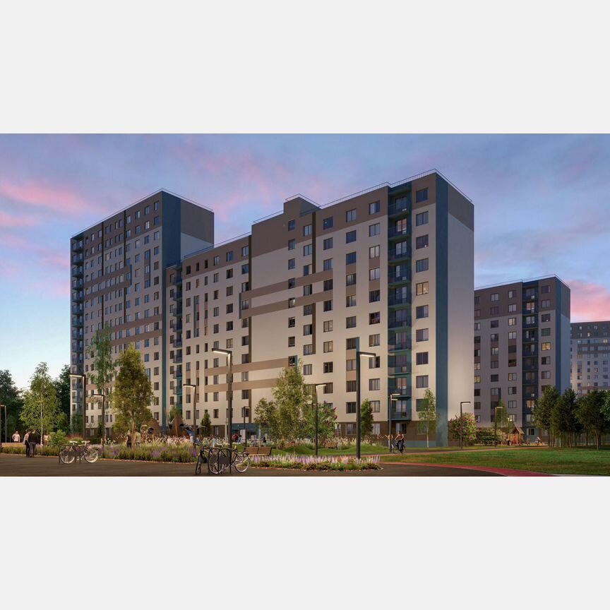 Квартира-студия, 21,4 м², 9/14 эт.