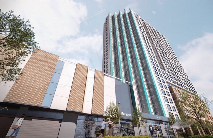 2-к. квартира, 62,5 м², 26/27 эт.