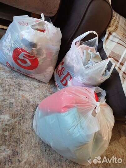 3 пакета вещей