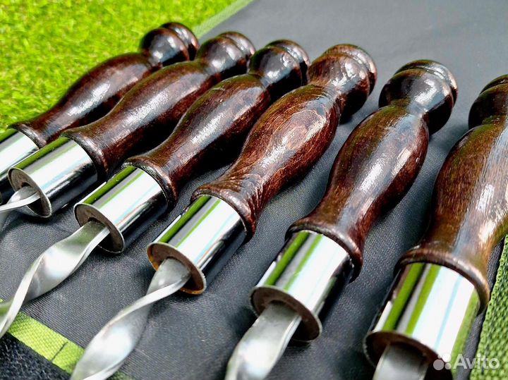 Набор шампуров в чехле Блэк Зай