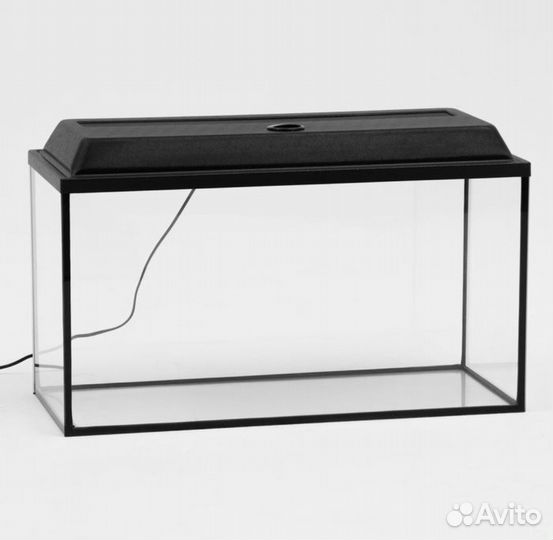 Аквариум с крышкой и подсветкой 75 литров