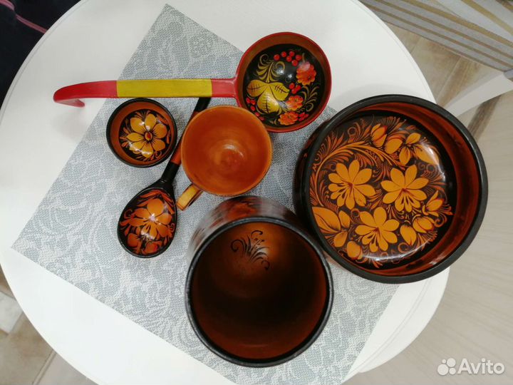 Посуда хохлома СССР