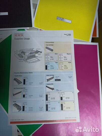 Xerox ксерокс 7750 принтер лазерный