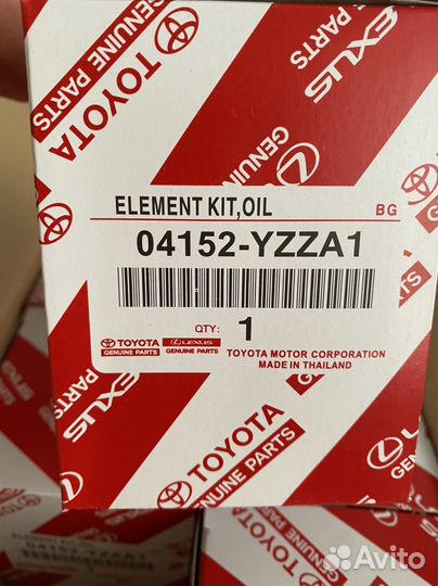 Масленный фильтр toyota