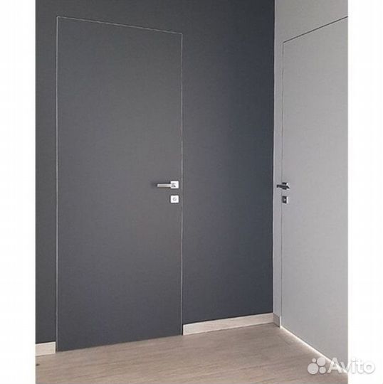 Скрытые двери под отделку