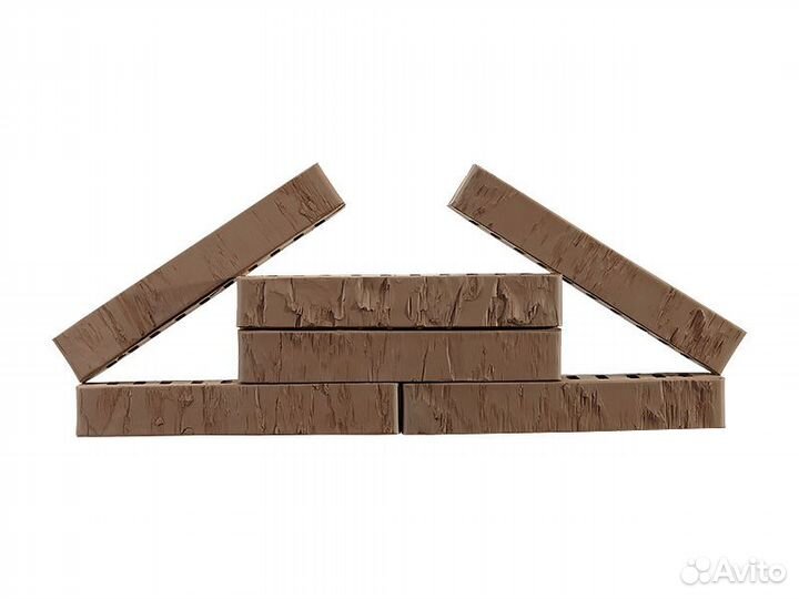 Лицевой кирпич Железногорск Коричневый Скала