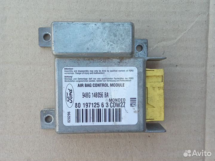 Форд Мондео 1 блок управления аэрбегами