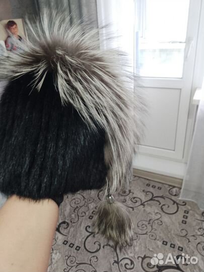 Шапка зимняя меховая женская