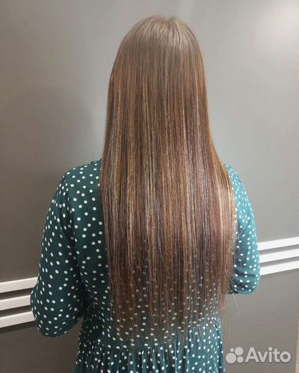 Наращивание натуральных и биопротеиновых волос