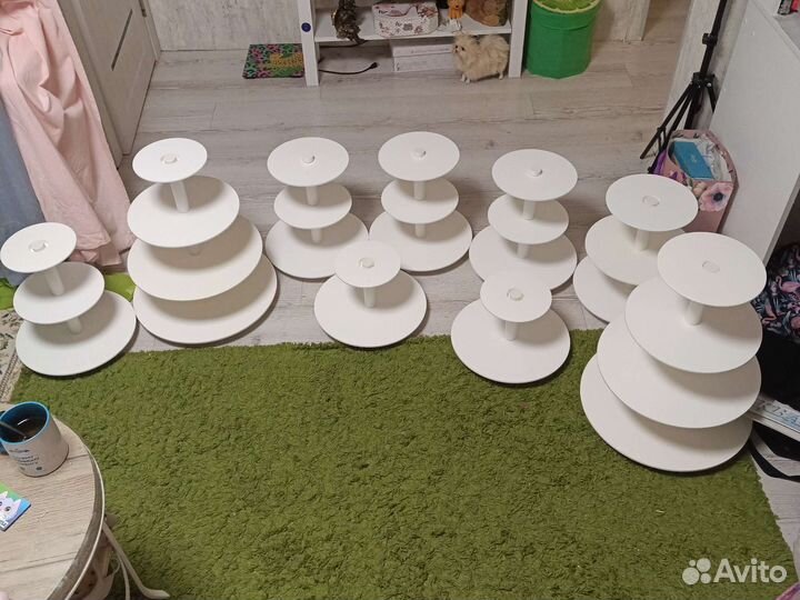 Набор свадебных этажерок для сладкого