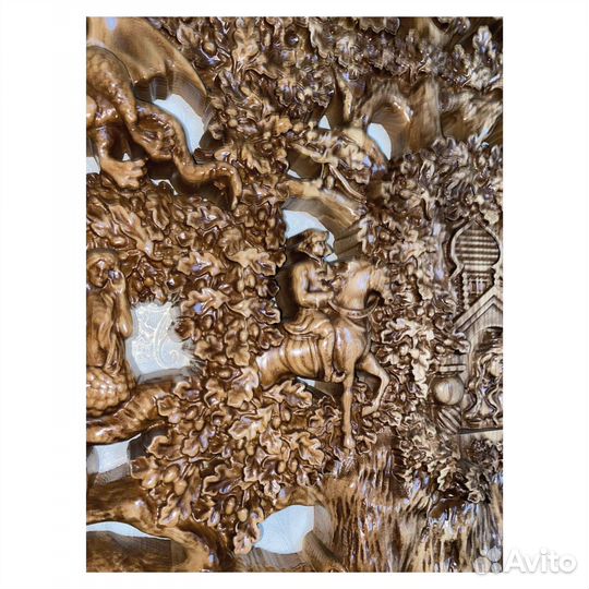 Резное панно 