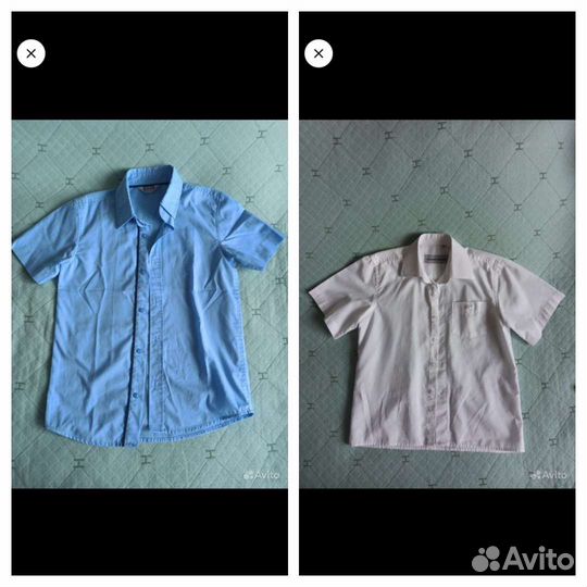 Пакет вещей школа 140 брюки рубашки