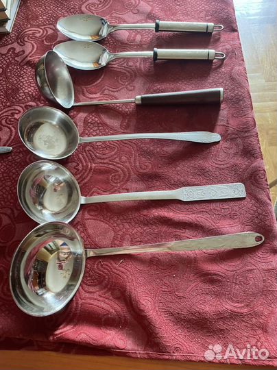 Ложки,вилки,ножи,половники СССР и кухонная утварь