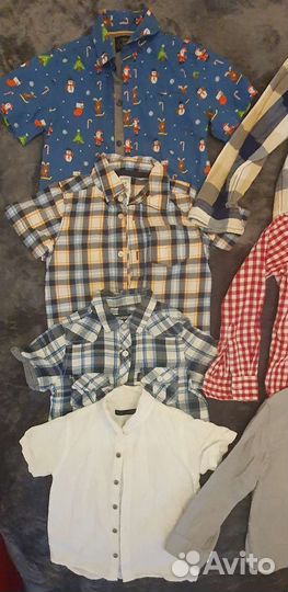 Рубашки на мальчика 92 98