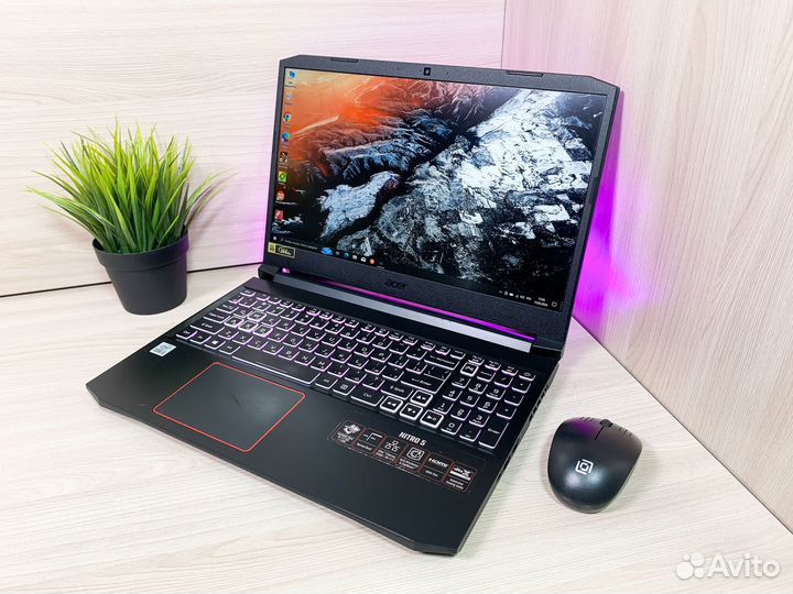 Игровой ноутбук Acer Nitro i5-10Th/RTX3060/16Gb