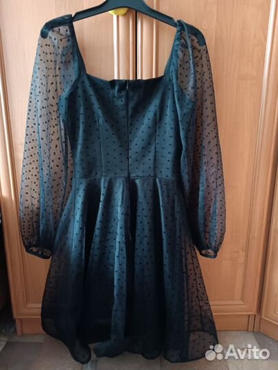 Платье женское 42 44 черное вечернее