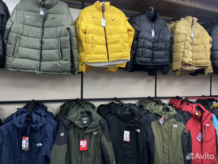 Зимние куртки пуховики Hugo The north face