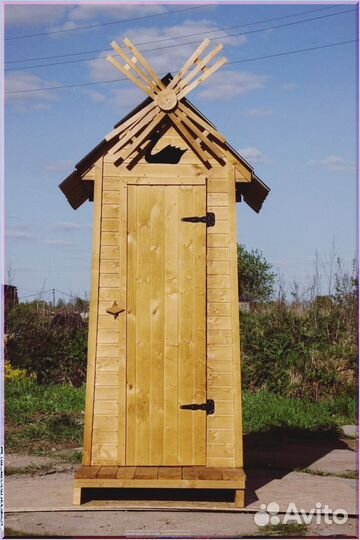 Дачный туалет деревянный чщб 998