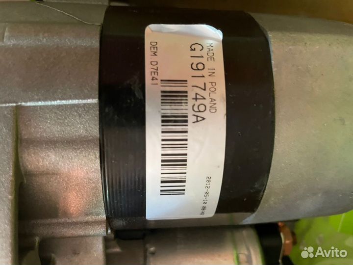 Стартер Ниссан, новый