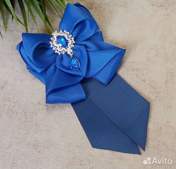 Школьный набор(банты+галстук).Ручная работа