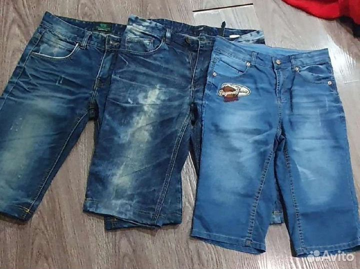 Джинсовые шорты для подростка (146-164-170)