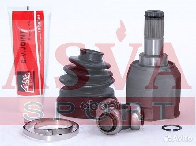 Шрус внутренний левый 24x41x27 kail-SL2 asva