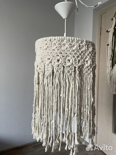 Абажур макраме