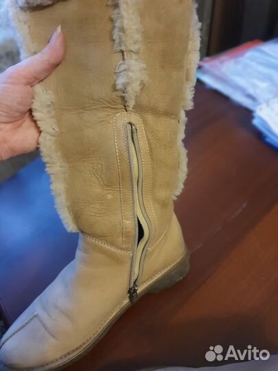 Зимние женские сапоги 38 натуральная кожа