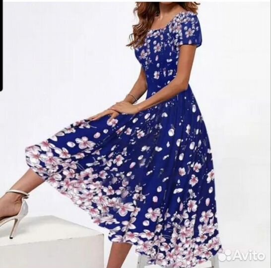 Летнее платье, размер 54-56