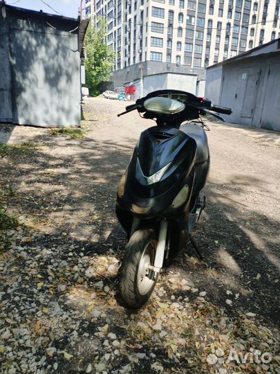 Скутер на ходу