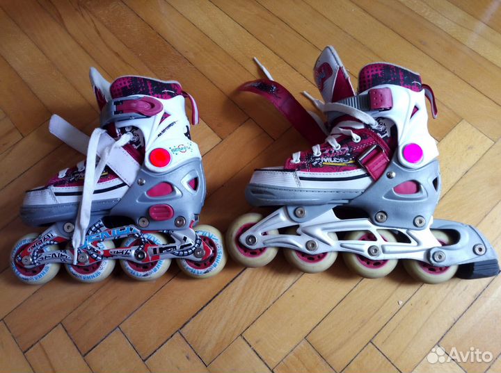 Роликовые коньки детские 29-32 (раздвижные)
