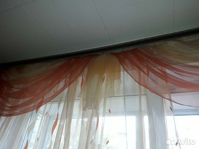 Ламбрекен со шторами бу