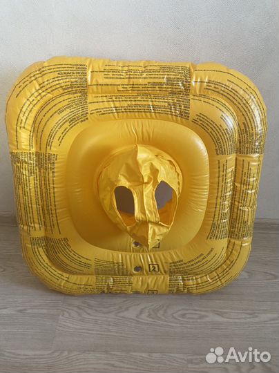 Детское надувное плавательное кресло круг