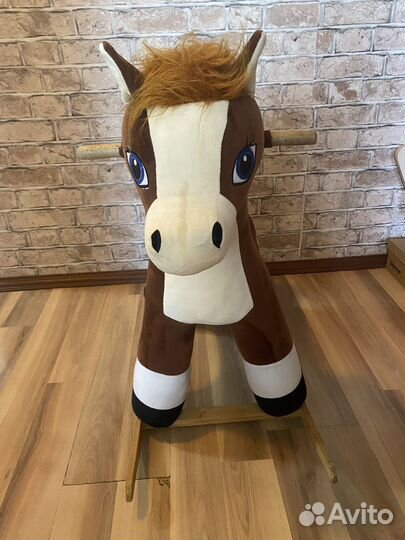 Детская игрушка качалка лошадка
