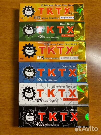 Тктх оригинал анестетик обезболивающий крем tktx
