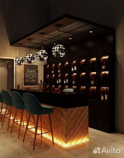 Барная стойка для фудкорта