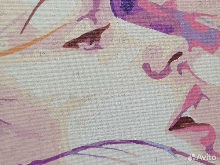 Картина по номерам нарисованная