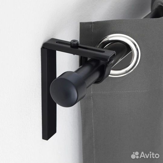 Крепление для карниза черное betydlyg IKEA