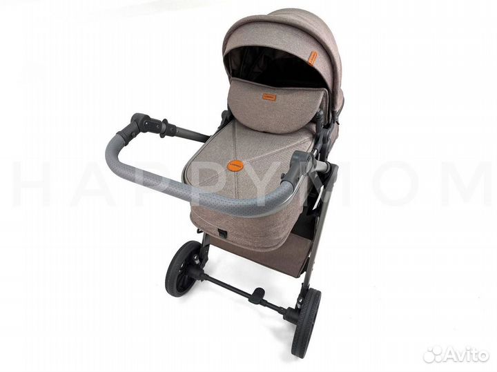 Коляска Luxmom V8 серый