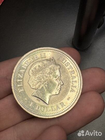Монета 1 Доллар Австралия 2004 год
